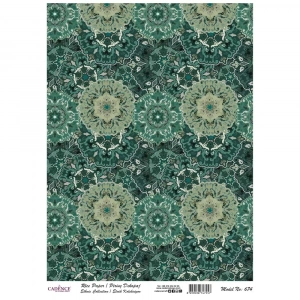 PİRİNÇ KAĞIT ETNİK SERİ MODEL 674 30X42