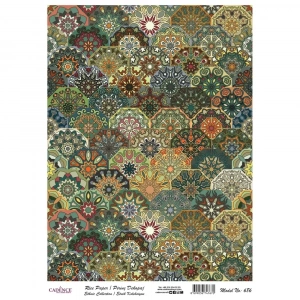 PİRİNÇ KAĞIT ETNİK SERİ MODEL 686 30X42