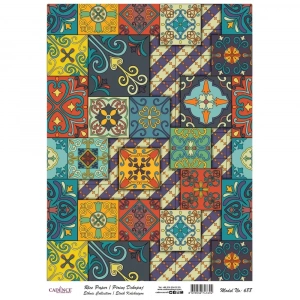 PİRİNÇ KAĞIT ETNİK SERİ MODEL 688 30X42