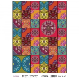 PİRİNÇ KAĞIT ETNİK SERİ MODEL 690 30X42