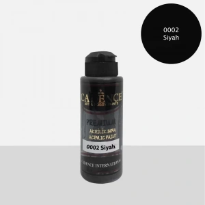 PREMIUM AKRİLİK BOYA 0002 SİYAH 250ML