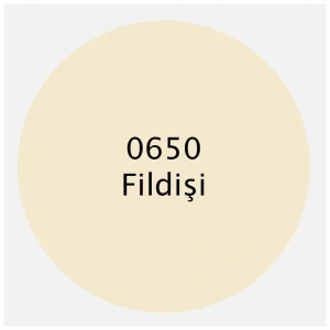 PREMIUM AKRİLİK BOYA 0650 FİLDİŞİ 500ML