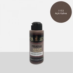 PREMIUM AKRİLİK BOYA 1153 AÇIK KAHVE 70ML