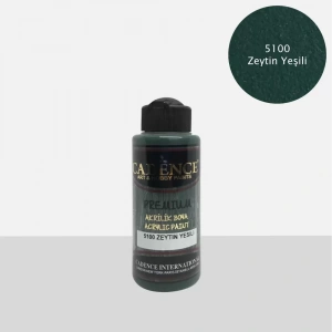 PREMIUM AKRİLİK BOYA 5100 ZEYTİN YEŞİLİ 120ML