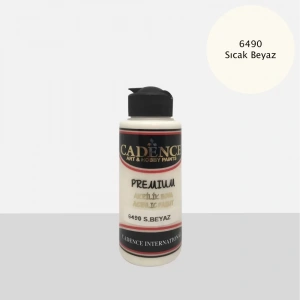 PREMIUM AKRİLİK BOYA 6490 SICAK BEYAZ 120ML