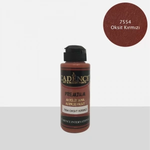 PREMIUM AKRİLİK BOYA 7554 OKSİT KIRMIZI 70ML