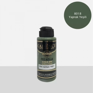 PREMIUM AKRİLİK BOYA 8018 YAPRAK YEŞİLİ 120ML