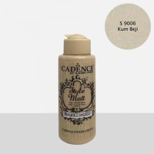 STYLE MAT AKRİLİK BOYA S-9006 KUM BEJİ 120ML