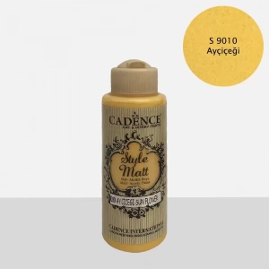 STYLE MAT AKRİLİK BOYA S-9010 AYÇİÇEĞİ 120ML