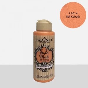 STYLE MAT AKRİLİK BOYA S-9014 BAL KABAĞI 120ML