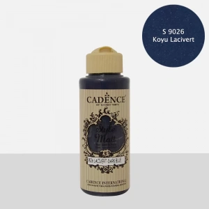 STYLE MAT AKRİLİK BOYA S-9026 LACİVERT 120ML
