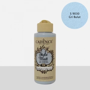 STYLE MAT AKRİLİK BOYA S-9030 GRİ BULUT 120ML