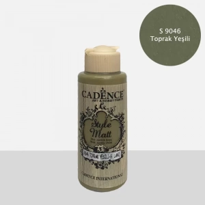STYLE MAT AKRİLİK BOYA S-9046 TOPRAK YEŞİL 120ML