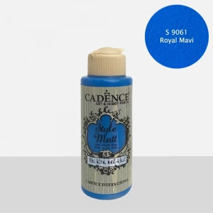 STYLE MAT AKRİLİK BOYA S-9061 ROYAL MAVİ 120ML