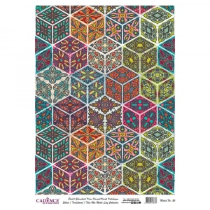 VARAK GÜMÜŞ PİRİNÇ DEKOPAJ MODEL-26 30X42