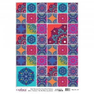 VARAK GÜMÜŞ PİRİNÇ DEKOPAJ MODEL-30 30X42