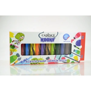 CADENCE KOOKY AKRİLİK 12Lİ SET 15ML ( TÜP)