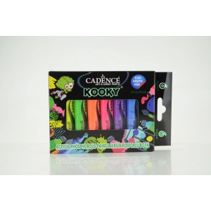 CADENCE KOOKY FOSFORLU AKRİLİK 6LI SET 15ML