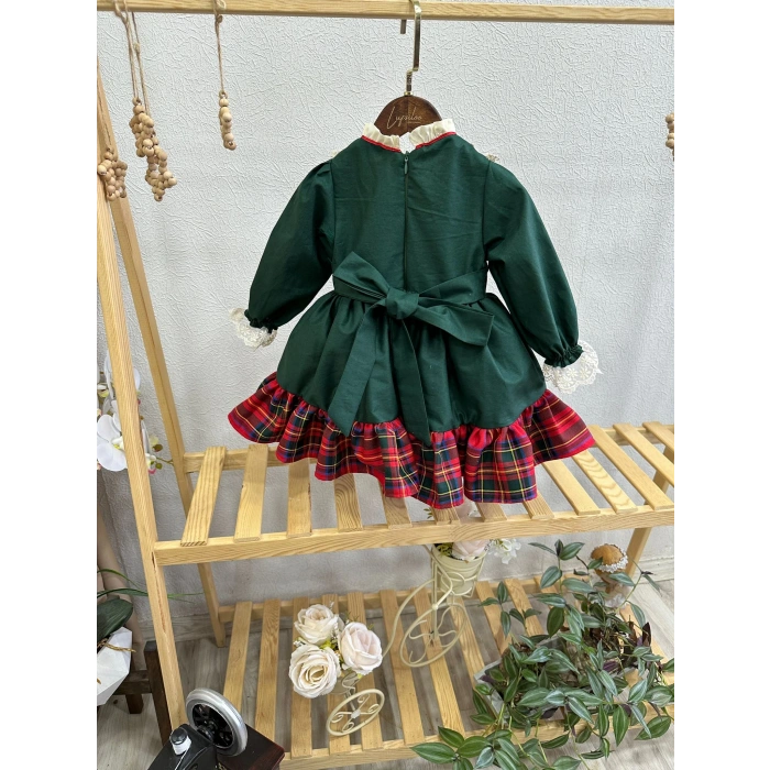 Ekose fırfırlı vintage