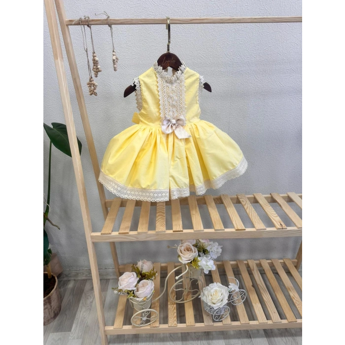 Sarı Kolsuz Vintage