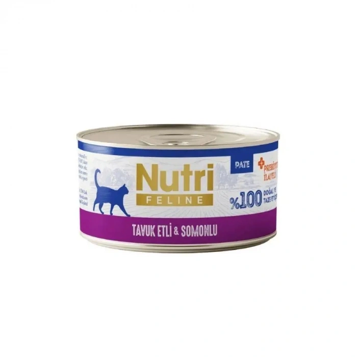 CANS MEAT PASTE TAVUK VE SOMON 100 GR