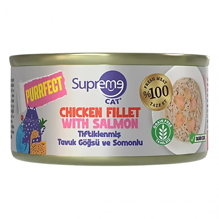 CANS MEAT PASTE TAVUK VE SOMON 100 GR