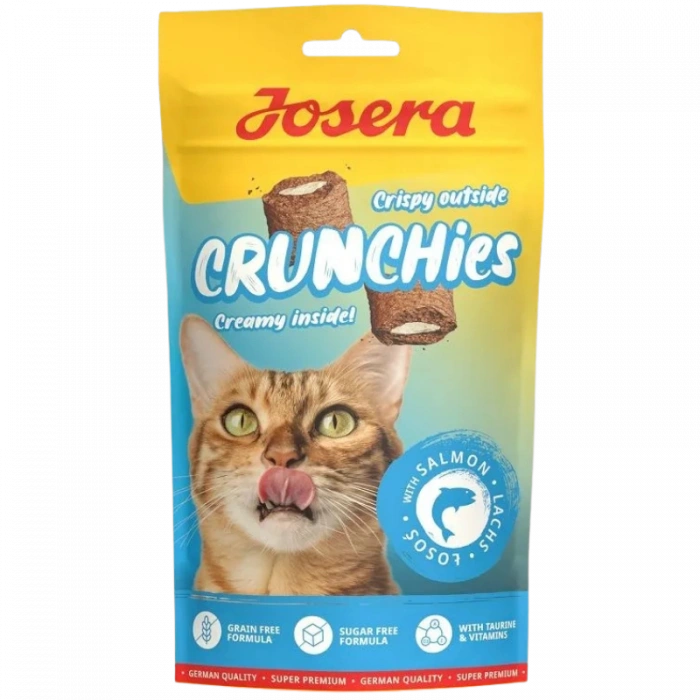 CRUNCHY BITES KEDİ BİSKÜVİ SOMONLU