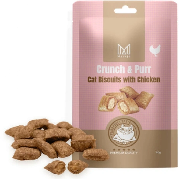 CRUNCHY BİTES KEDİ BİSKÜVİ TAVUKLU
