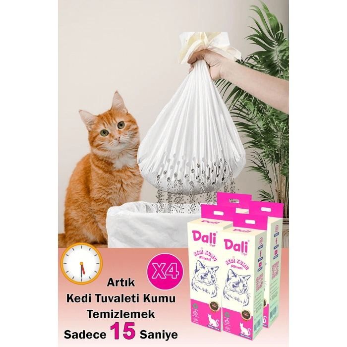 DEMİR KEDİ KUM TEMİZLEME