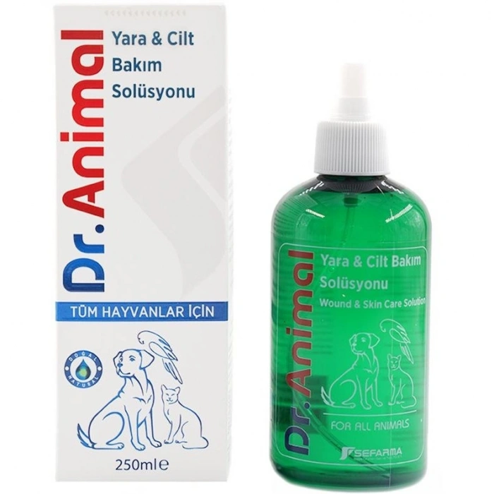 DR. ANIMAL YARA VE CİLT BAKIM SOLÜSYONU 250 ML
