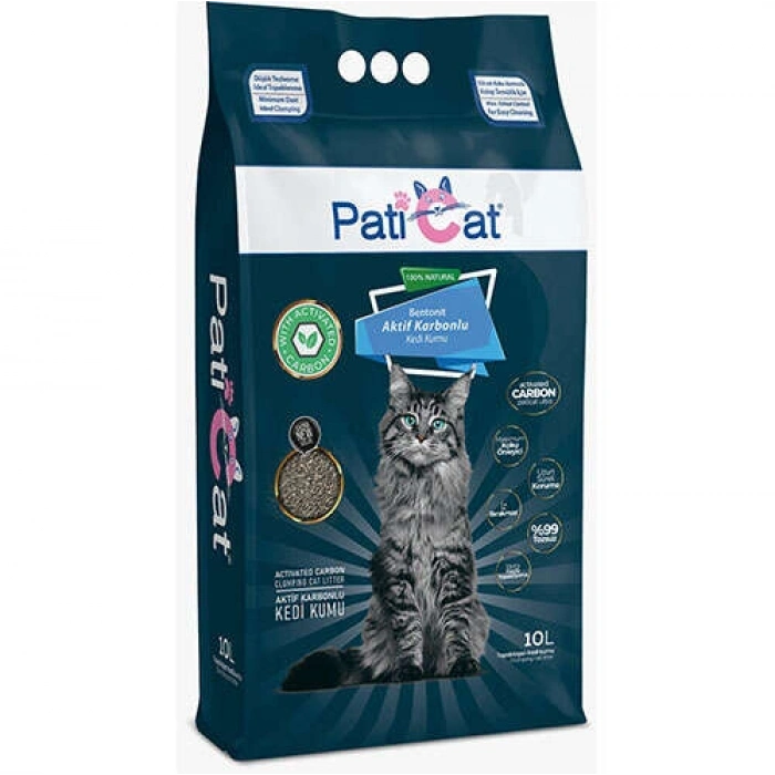 FRESH PATY KARBONLU KEDİ KUMU 10 LT