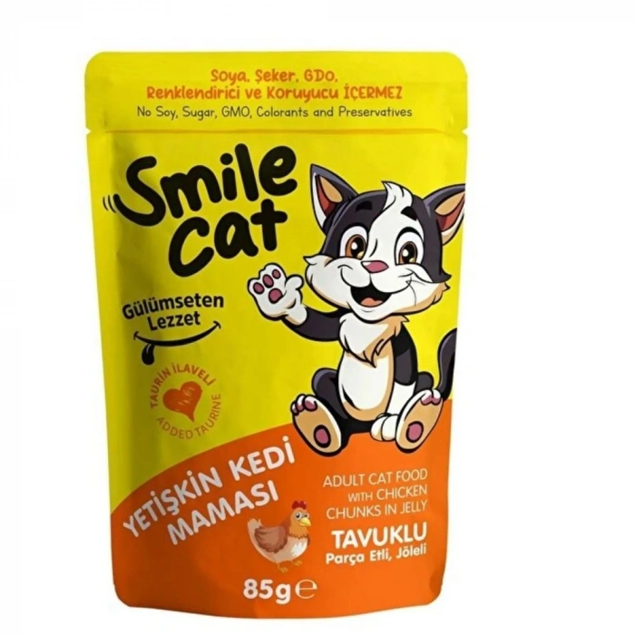 GURME TAVUKLU YAŞ KEDİ MAMA 85 GR