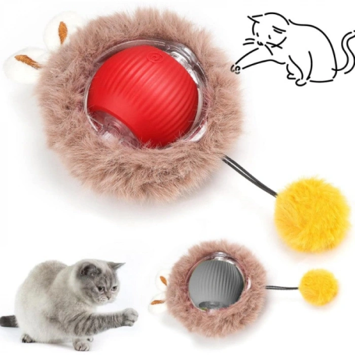 KEDİ ŞARZLI TOP OYUNCAK