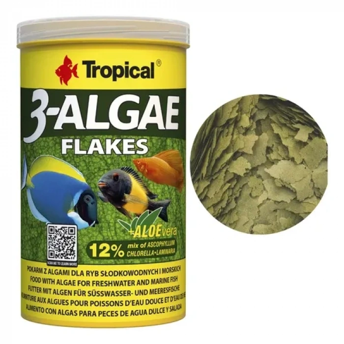 TROPICAL 3 ALGAE FLAKES 20 GR