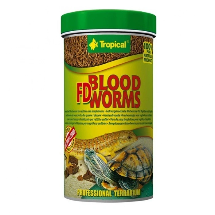TROPICAL FD BLOODWORMS REPTILE 17 GR