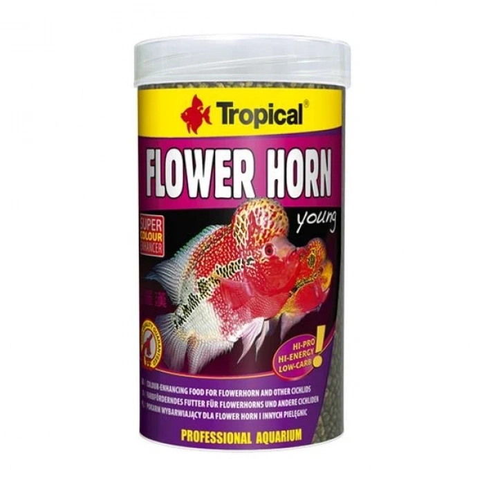 TROPICAL FLOWER HORN YOUNG PELLET 95 GR