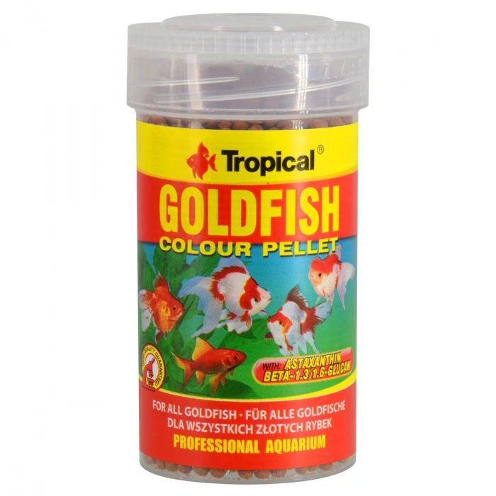 TROPICAL GOLD FISH COLOUR PELLET 110 GR