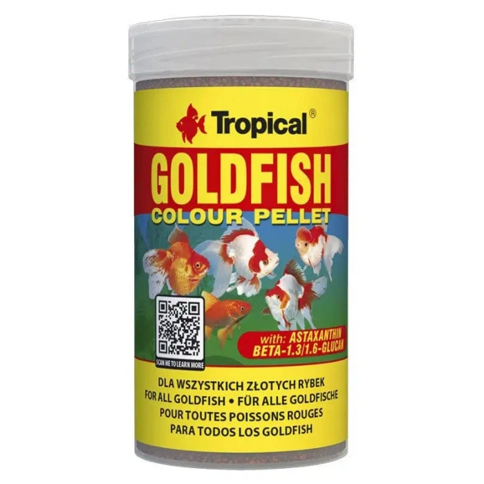 TROPICAL GOLD FISH COLOUR PELLET 110 GR