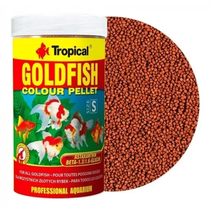 TROPICAL GOLD FISH COLOUR PELLET 36 GR