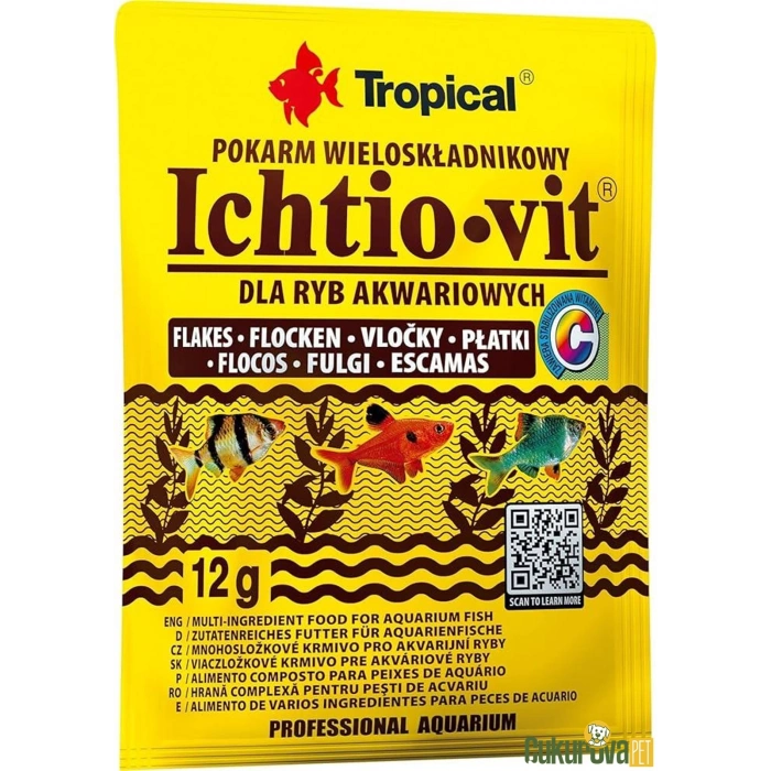 TROPICAL ICHTİO-VİT FLAKES 50 GR