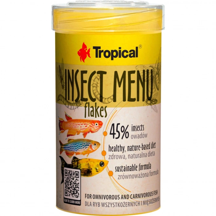 TROPICAL INSECT MENU FLAKES 20 GR
