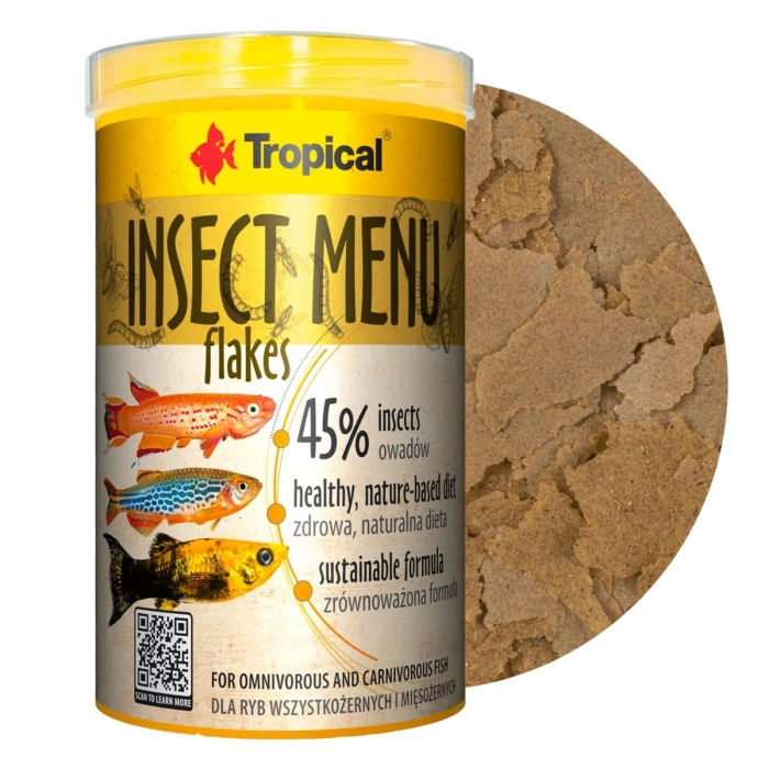 TROPICAL INSECT MENU FLAKES 20 GR