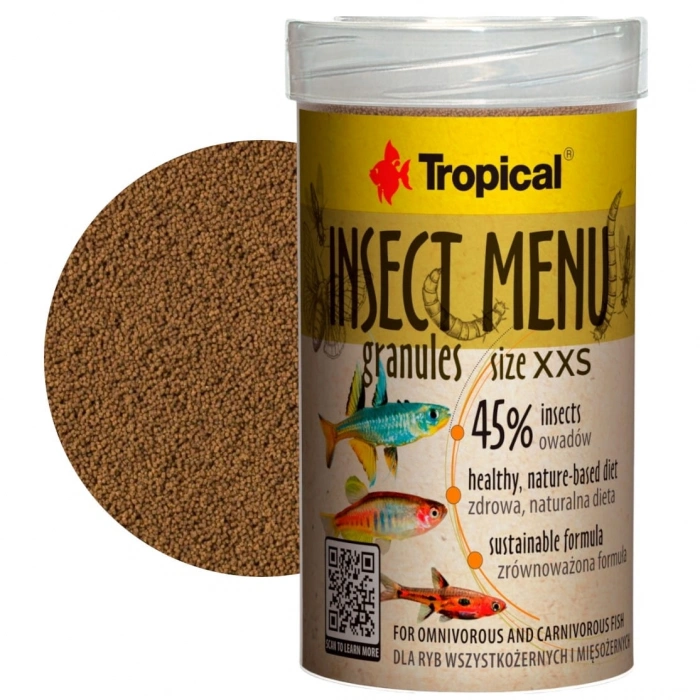 TROPICAL INSECT MENU GRANULES XXS 64 GR