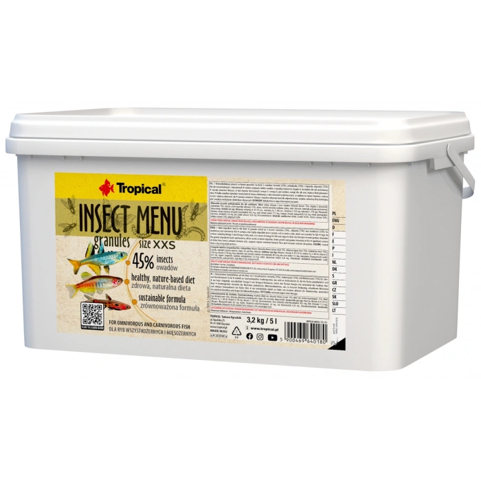 TROPICAL INSECT MENU GRANULES XXS 64 GR