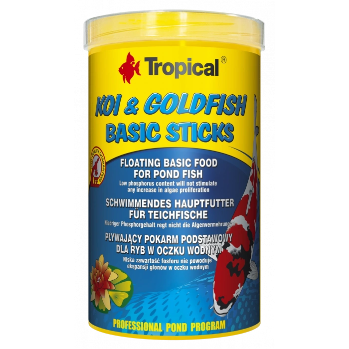 TROPICAL KOI & GOLDFISH BASIC STICKS 80 GR