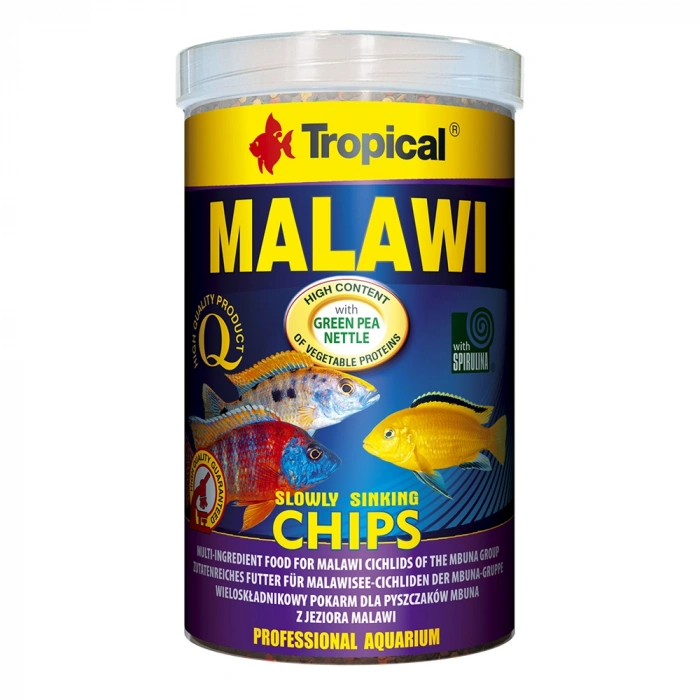 TROPICAL MALAWI CHIPS SLOWLY SINKING 130 GR