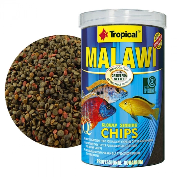 TROPICAL MALAWI CHIPS SLOWLY SINKING 130 GR