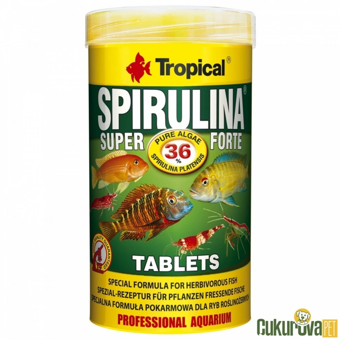 TROPICAL SPIRULINA SUPER FORTE TABLETS 36 GR 80 ADET