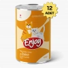 ENJOY TAVUKLU YAŞ KEDİ MAMASI 400 GR