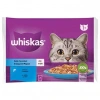 WHISKAS TAVUK V E SOMONLU YAŞ KEDİ MAMA 4*85 GR